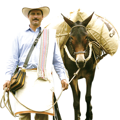 콜롬비아 커피 생산자의 대표 후안・발데스